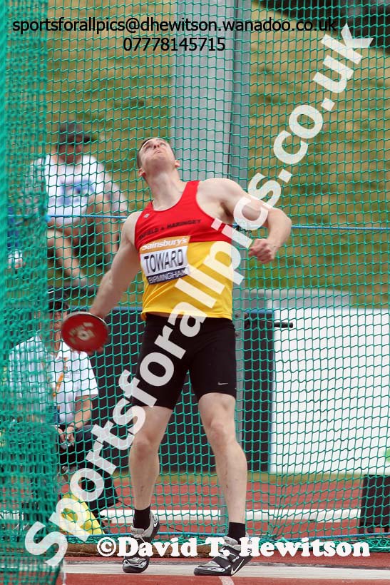 Mens discus, Sainsbury's British Champs, Alexander Stadium, Birmingham. Photo: David T. Hewitson/Sprts for All Pics